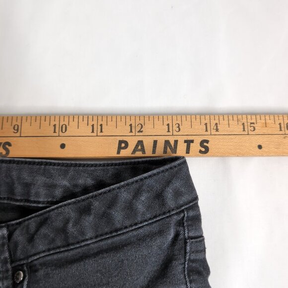 Zara Basic Denim Jeans Women's Black Low Rise Moto Skinny Jean Z1975, Size 6 - Picture 6 of 8